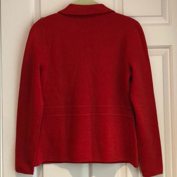 Talbots Red Wool Sweater Size P - Picture 4 of 4